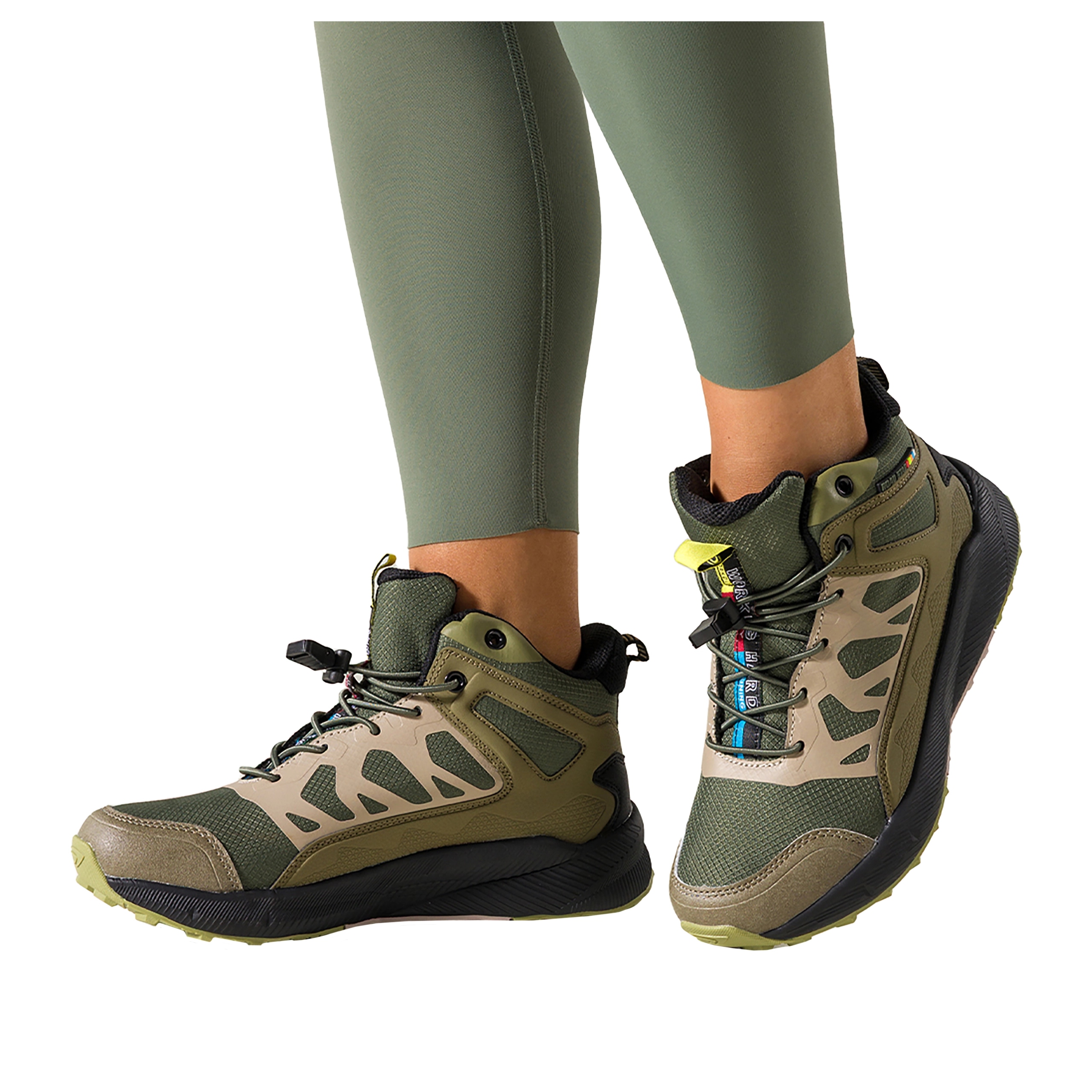 Zelené Trekingové boty Dámské Sportovní Pohodlné Voděodolné vel. 38