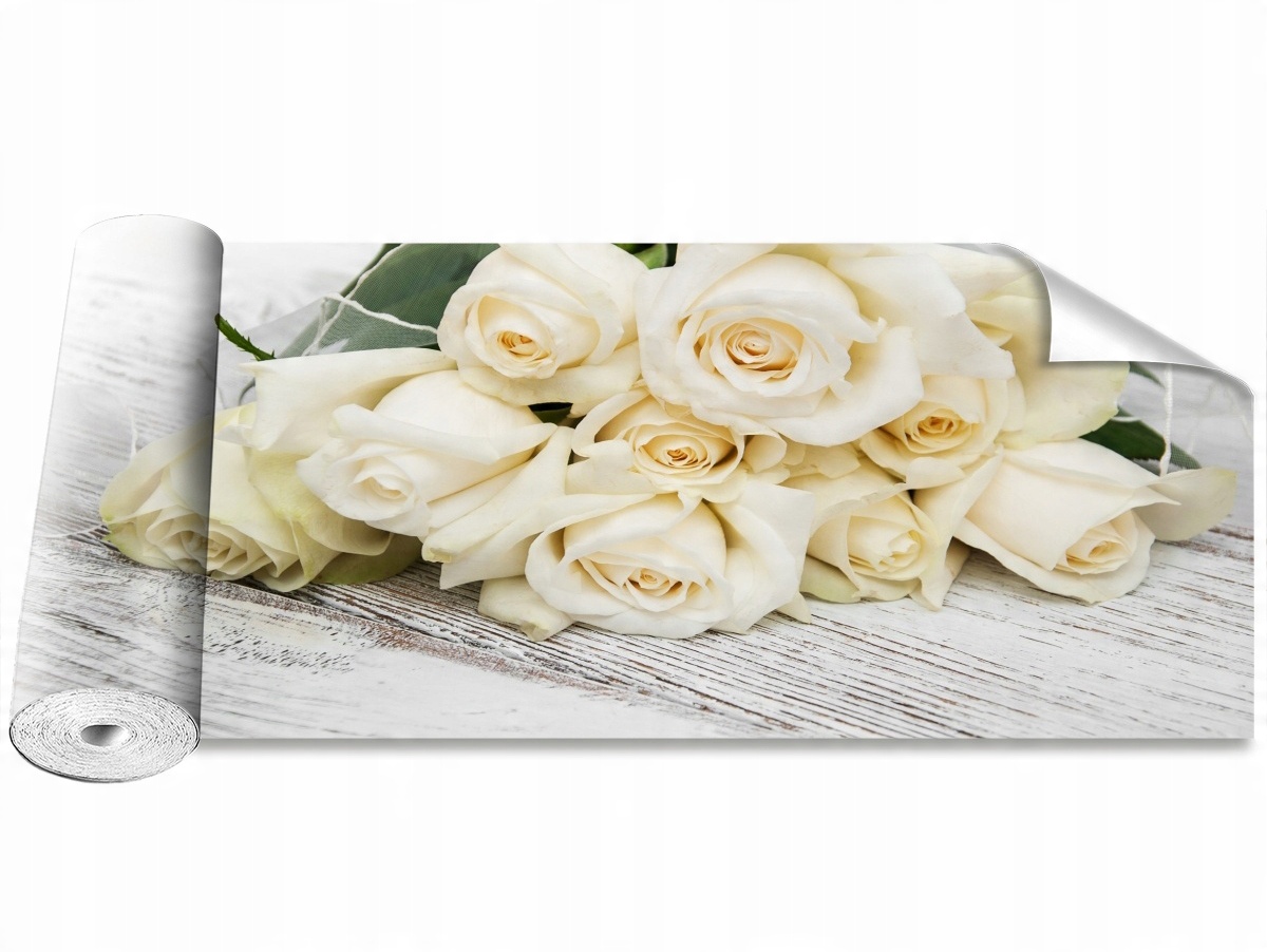 

Tapeta Samoprzylepna Białe róże 250x104