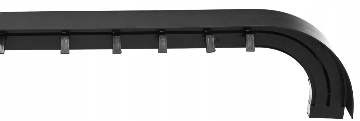 

Karnisz I-torowy 180cm Szyna Pcv osłona czarna łuk
