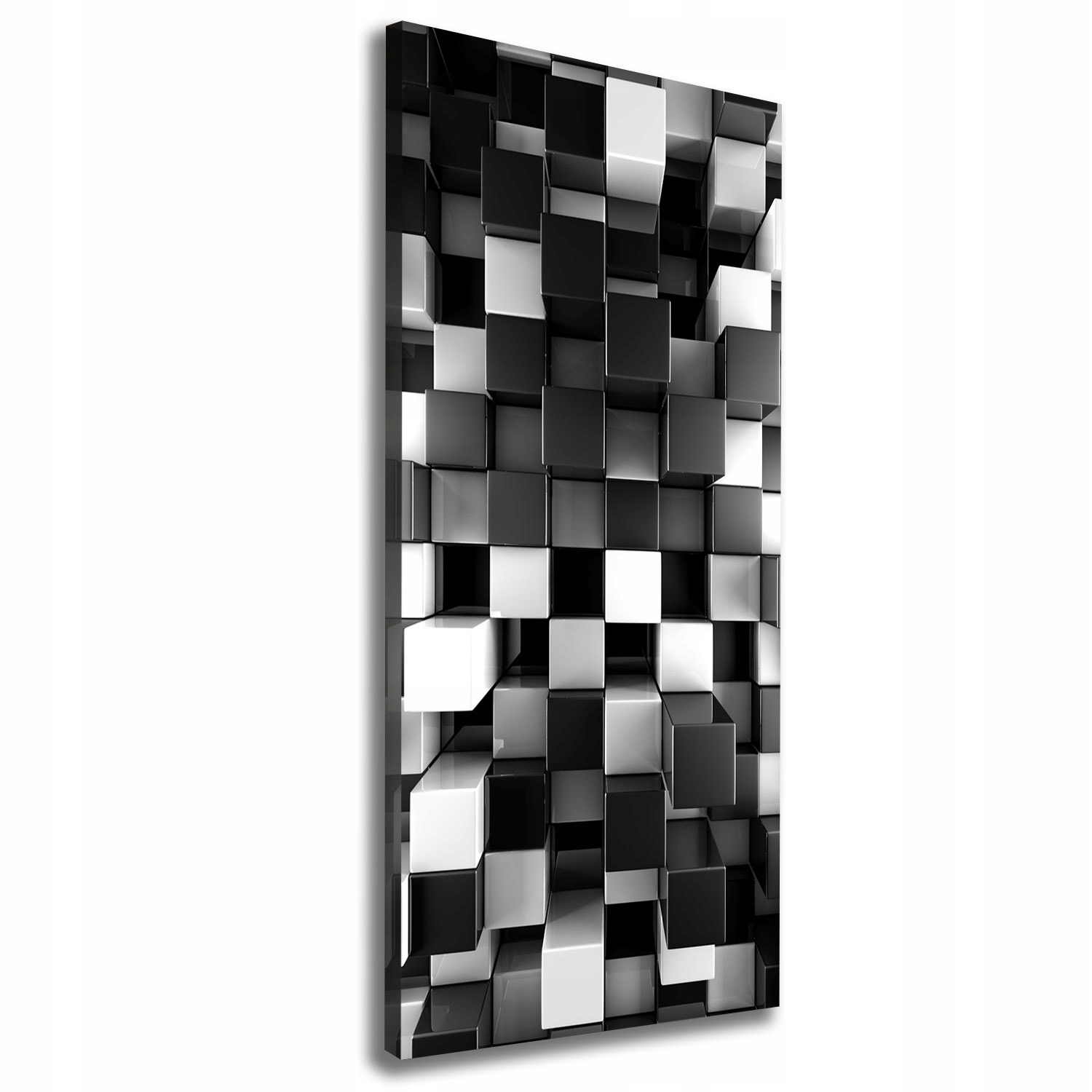 

Foto obraz na płótnie Abstrakcja kostki 50x125 cm