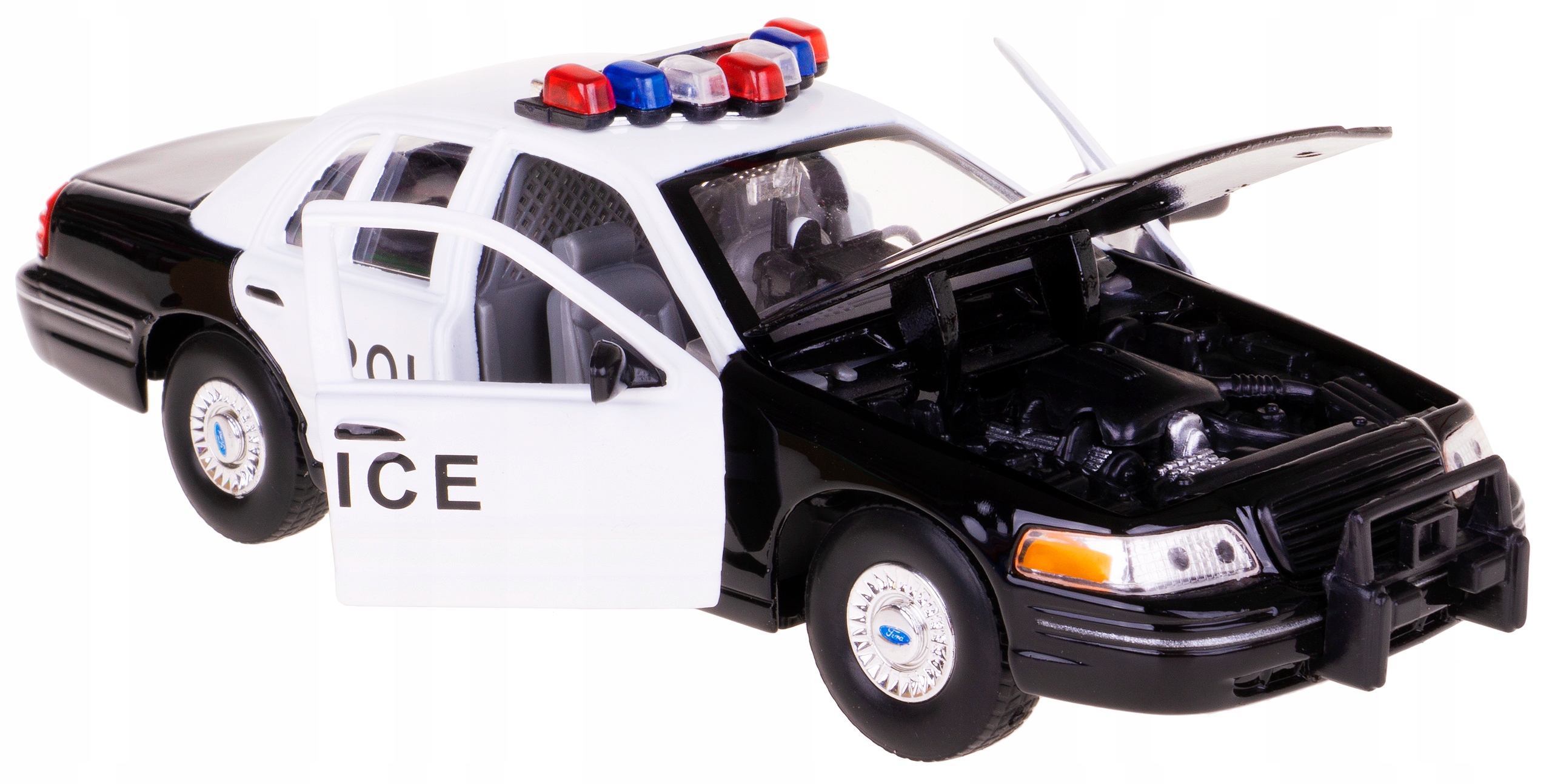 Ford Crown Victoria Policejní Model Metal Welly 1:24
