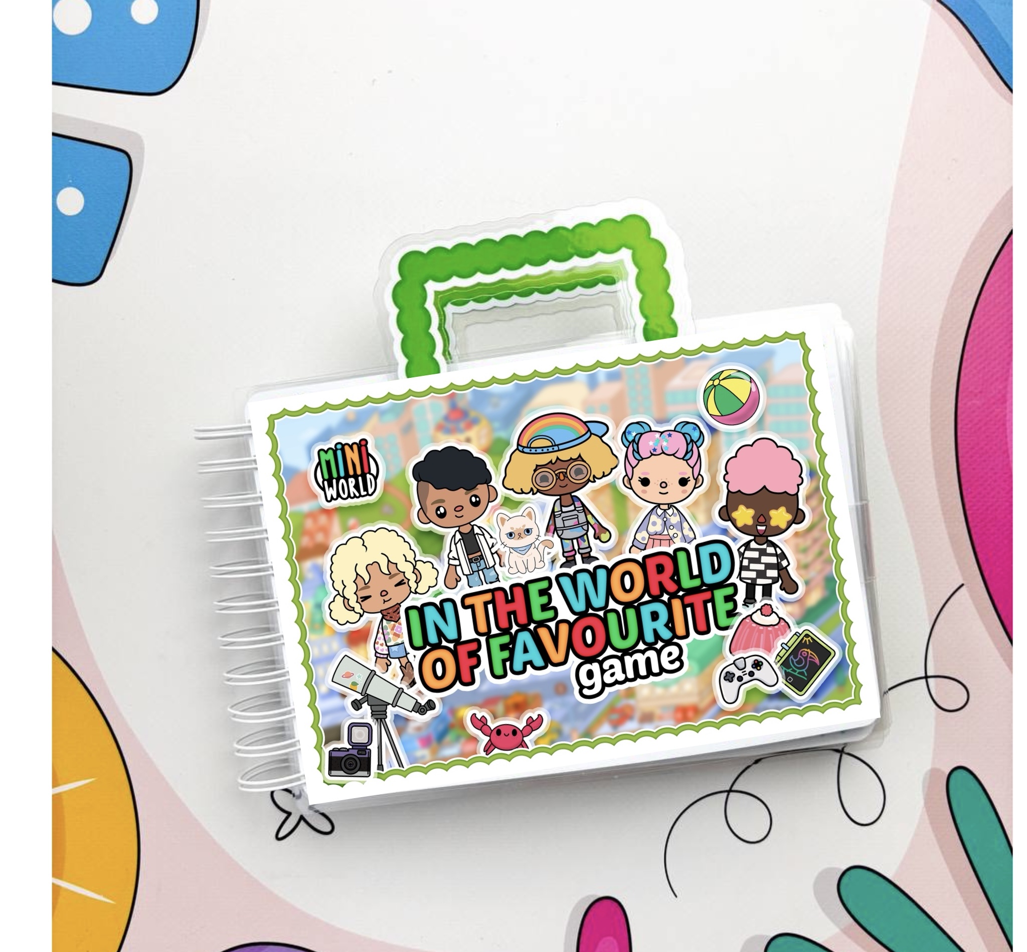 Toca Boka – kniha ve formátu A5 k samostatnému vytvoření