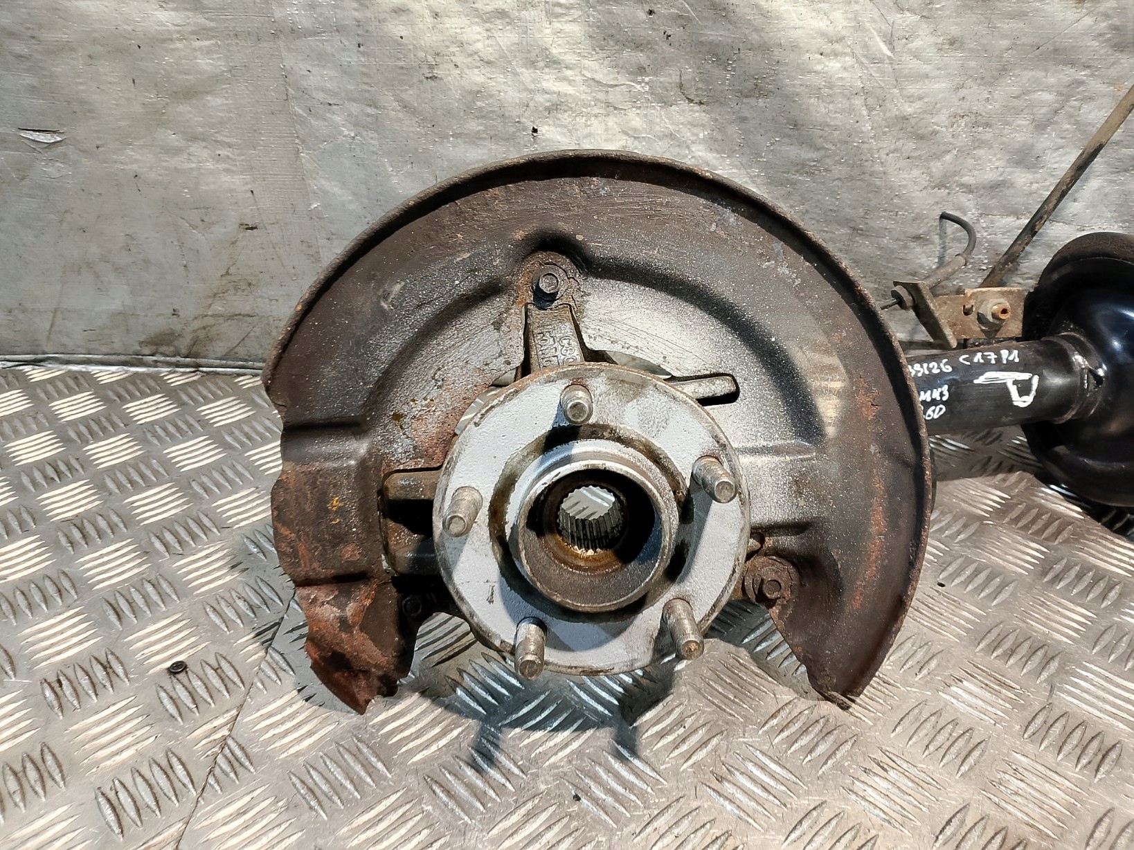 McPherson right shock absorber + spring + swing FORD FOCUS MK3 1.6 TDCI