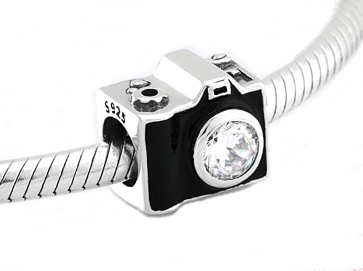 CHARMS APARAT FOTO PODRÓŻ WYCIECZKA RODZINA s925 Marka Inna marka