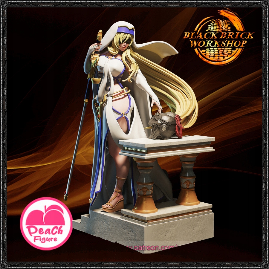 Meč Maiden Nebarvená figurka Peach Měřítko 1/9 (200mm) (sfw) 3D tisk