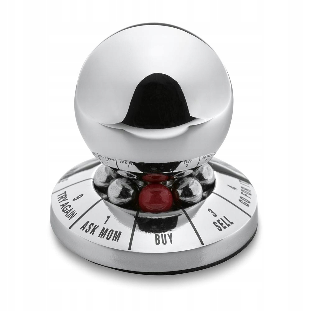 Stříbrná rozhodovací koule Philippi 5 cm je ideálním dárek na stůl