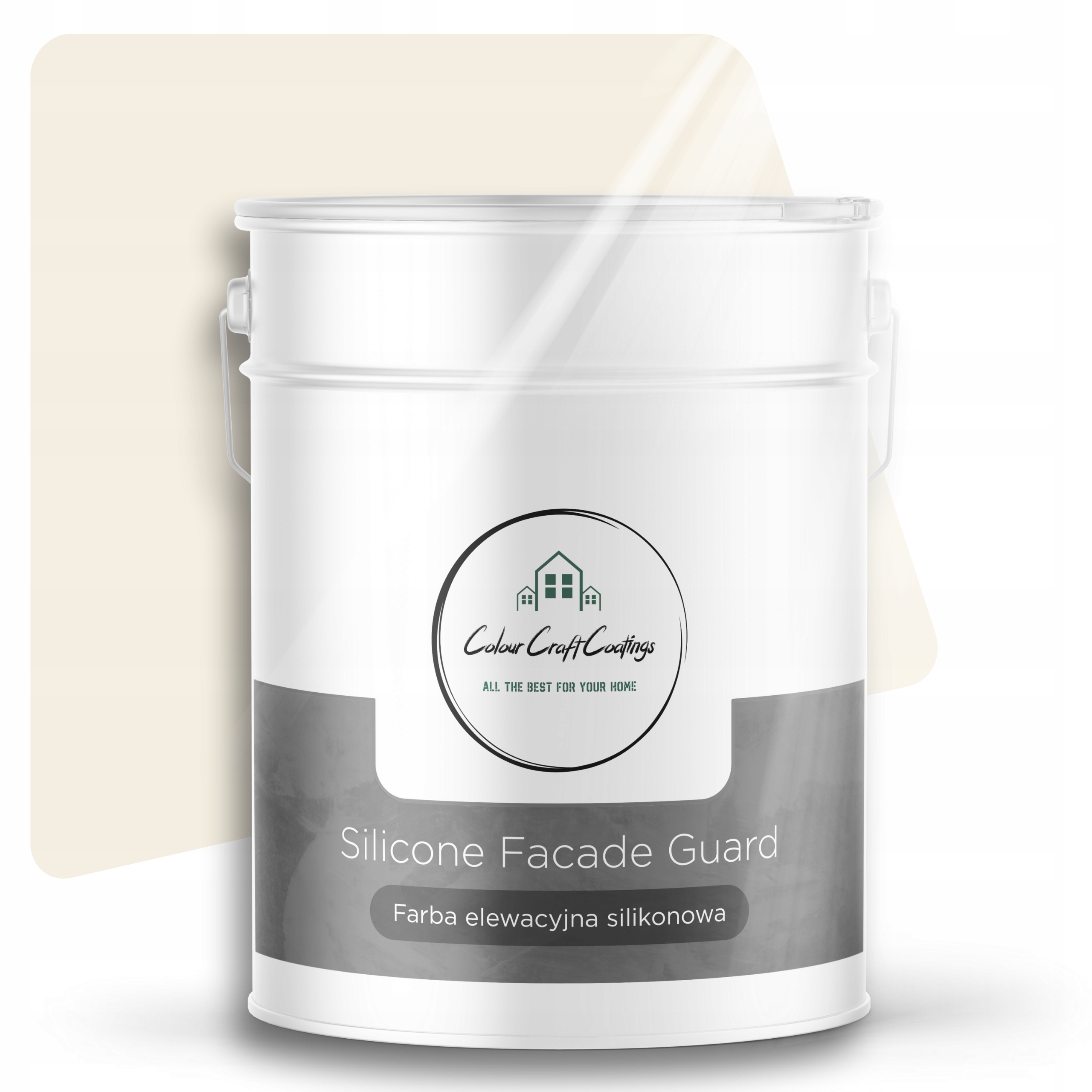 Fasádna Farba Vonkajšia Silikónová Krémová 10 L F441