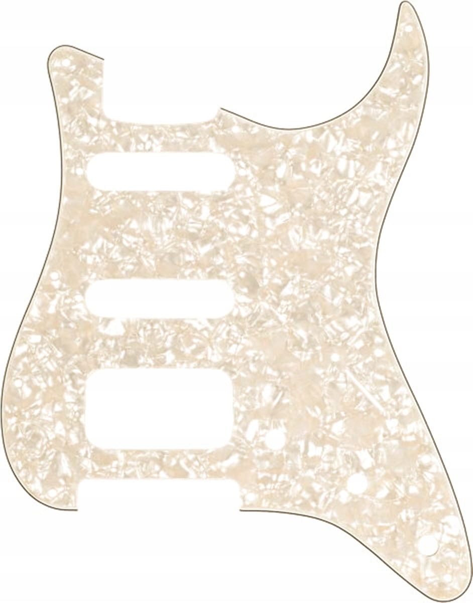 Fender 0991338000 Pickguard Strat Aged Wh Moto Hss