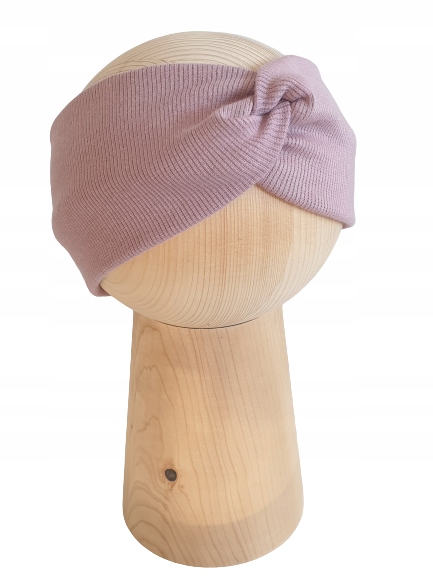 

Opaska Damska Przeplatana Prążek Fiolet 54-58cm