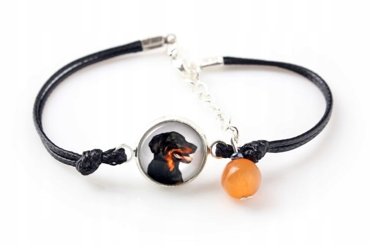 

Owczarek francuski Beauceron Bransoletka Handmade