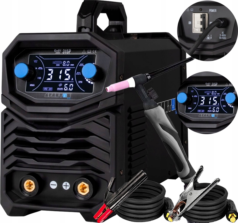 Elektrodová Invertorová Svářečka Spartus Easyarc 315P 400V Mma 315A Igbt