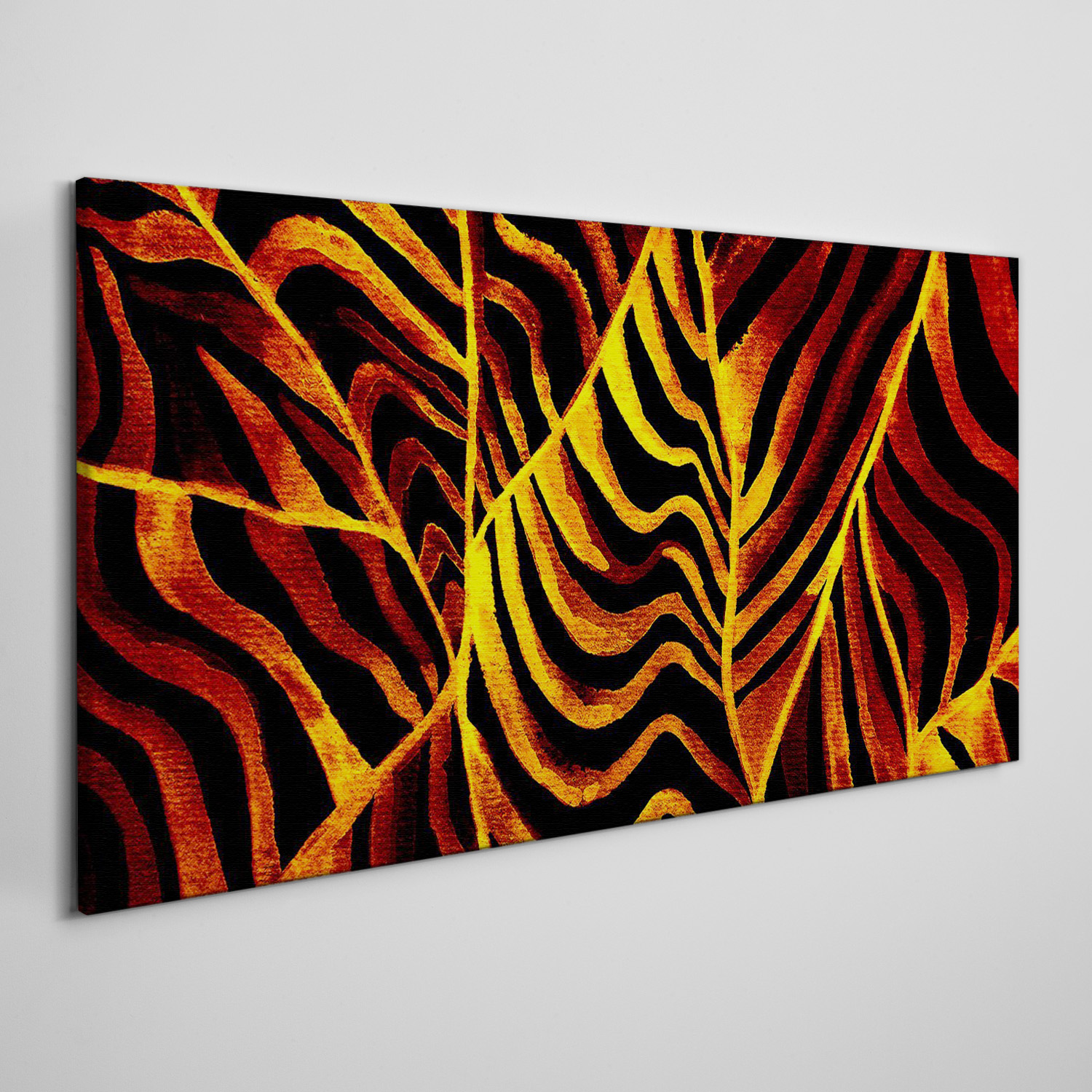 

Płótno foto obraz na ramie Liście fantazja 120x60