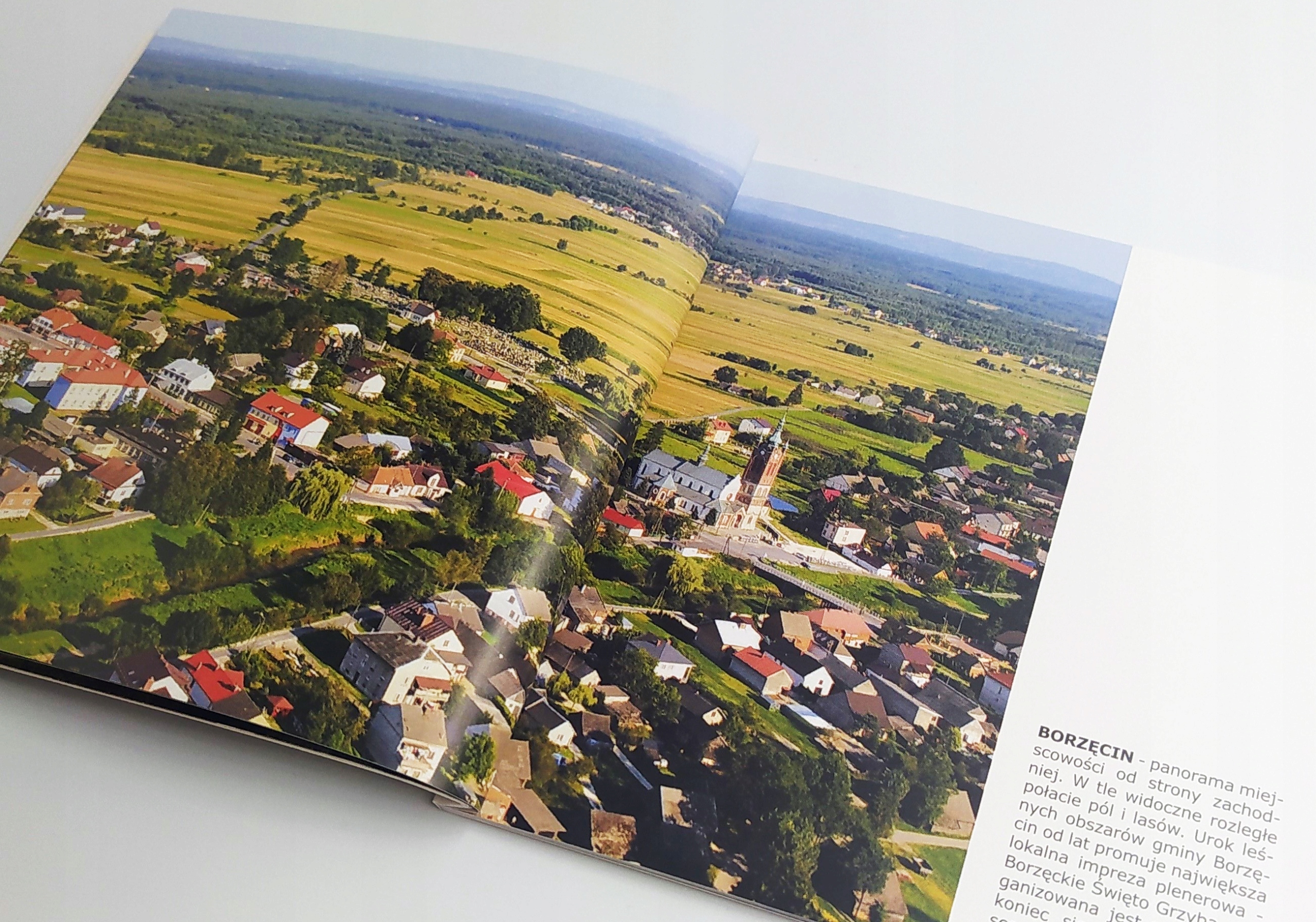 Powiat Brzeski z lotu ptaka + MAPA POWIATU zestaw Region Polska