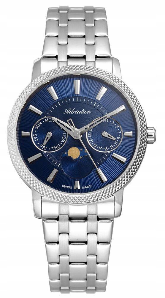 Zegarek srebrny damski Adriatica fashion modowy