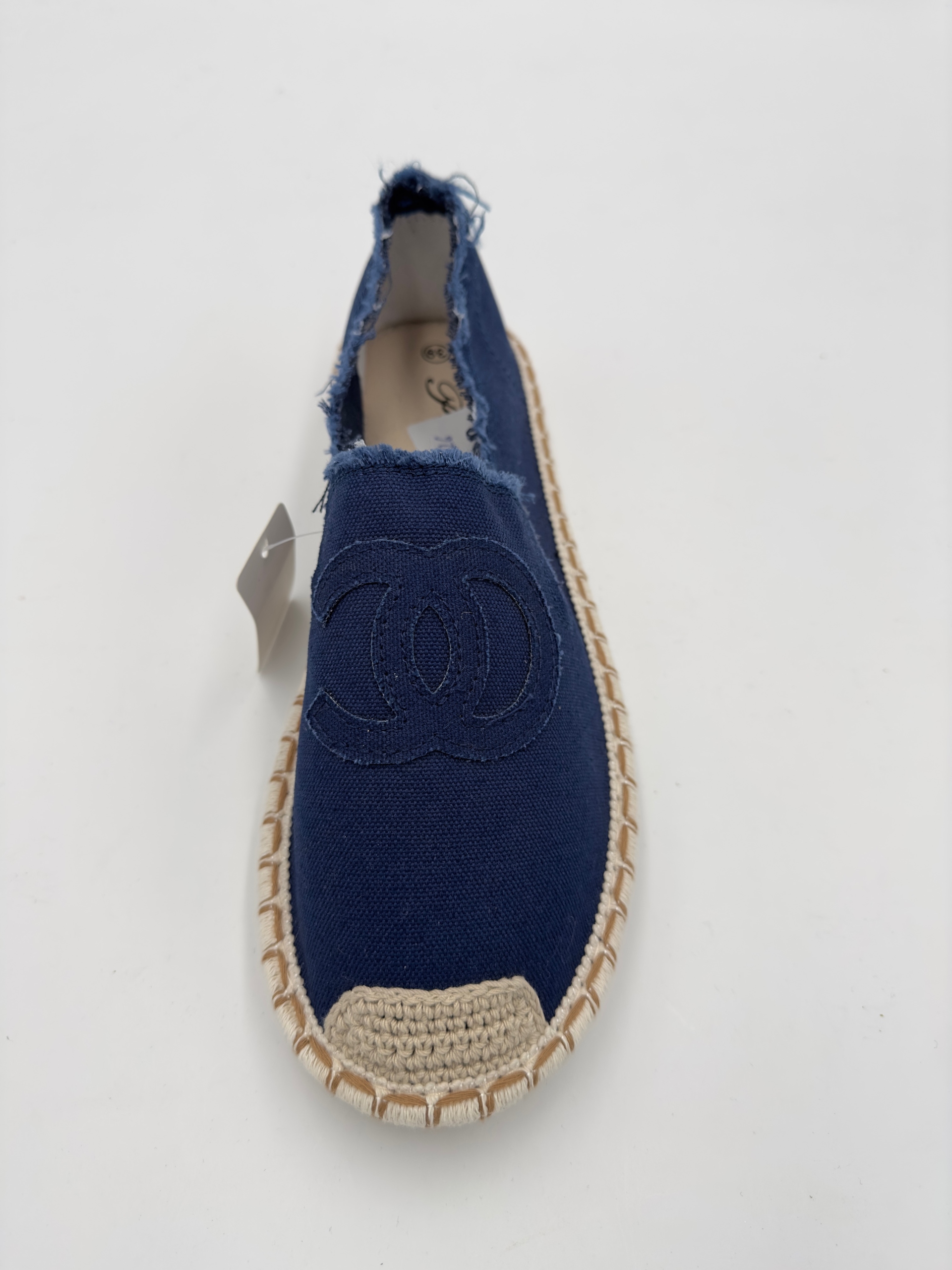 GRANATOWE ESPADRYLE DAMSKIE CHANELKI 38 Kod producenta 2022-6
