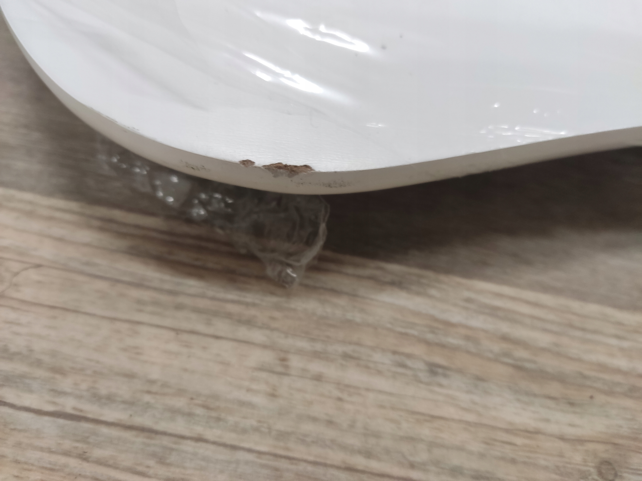 Podstawka pod laptopa Zeller, MDF/tekstylia, 59x40x6 cm, biały Kolor biały