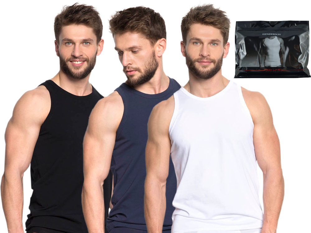 Podprsenka Henderson Red Line pánská 3 ks r M