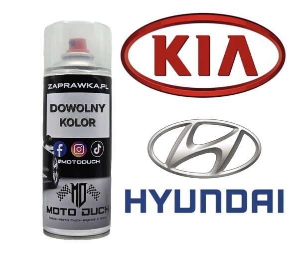 Lakier Samochodowy Spray Hyundai Kia Baza