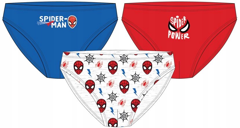 

Majtki slipy chłopięce Spiderman 116 / 122 3-PACK