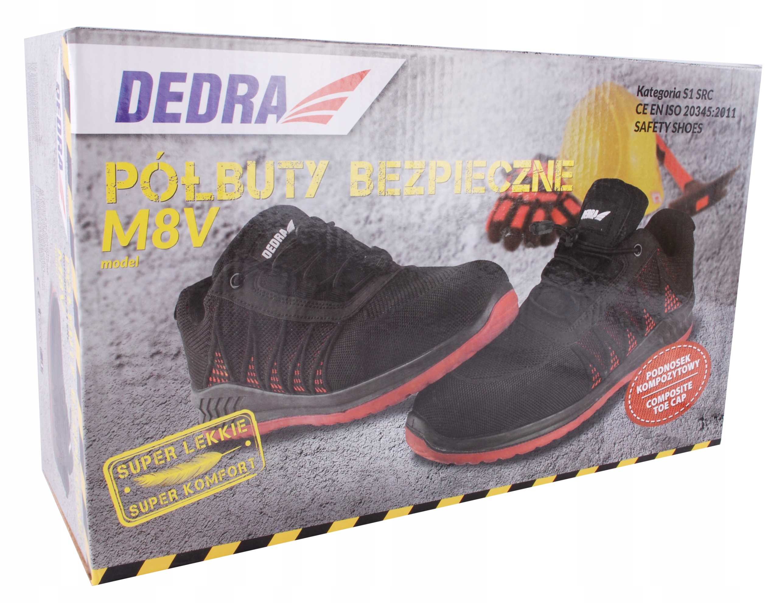 OBUWIE ROBOCZE PÓŁBUTY DEDRA M8 ROZMIAR 46 Kategoria ochrony buta S1