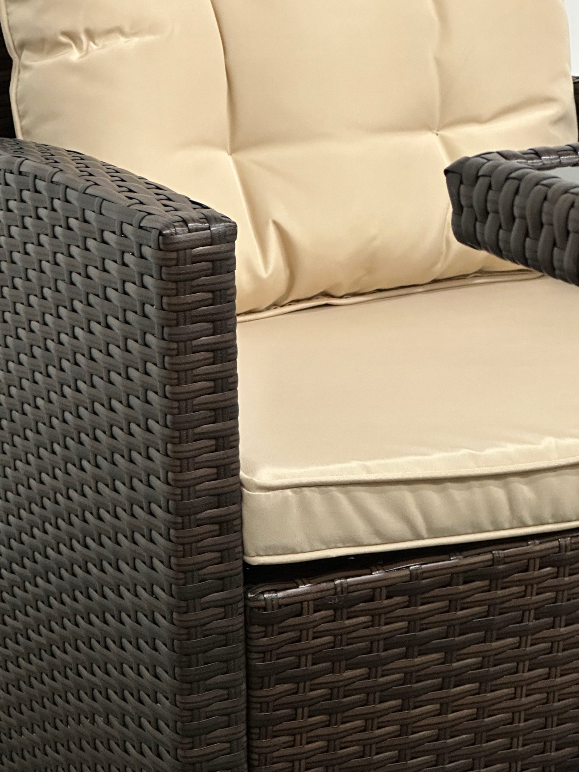 Zestaw mebli ogrodowych MTG TRADE GROUP technorattan szary 6 el. Waga produktu z opakowaniem jednostkowym 56 kg