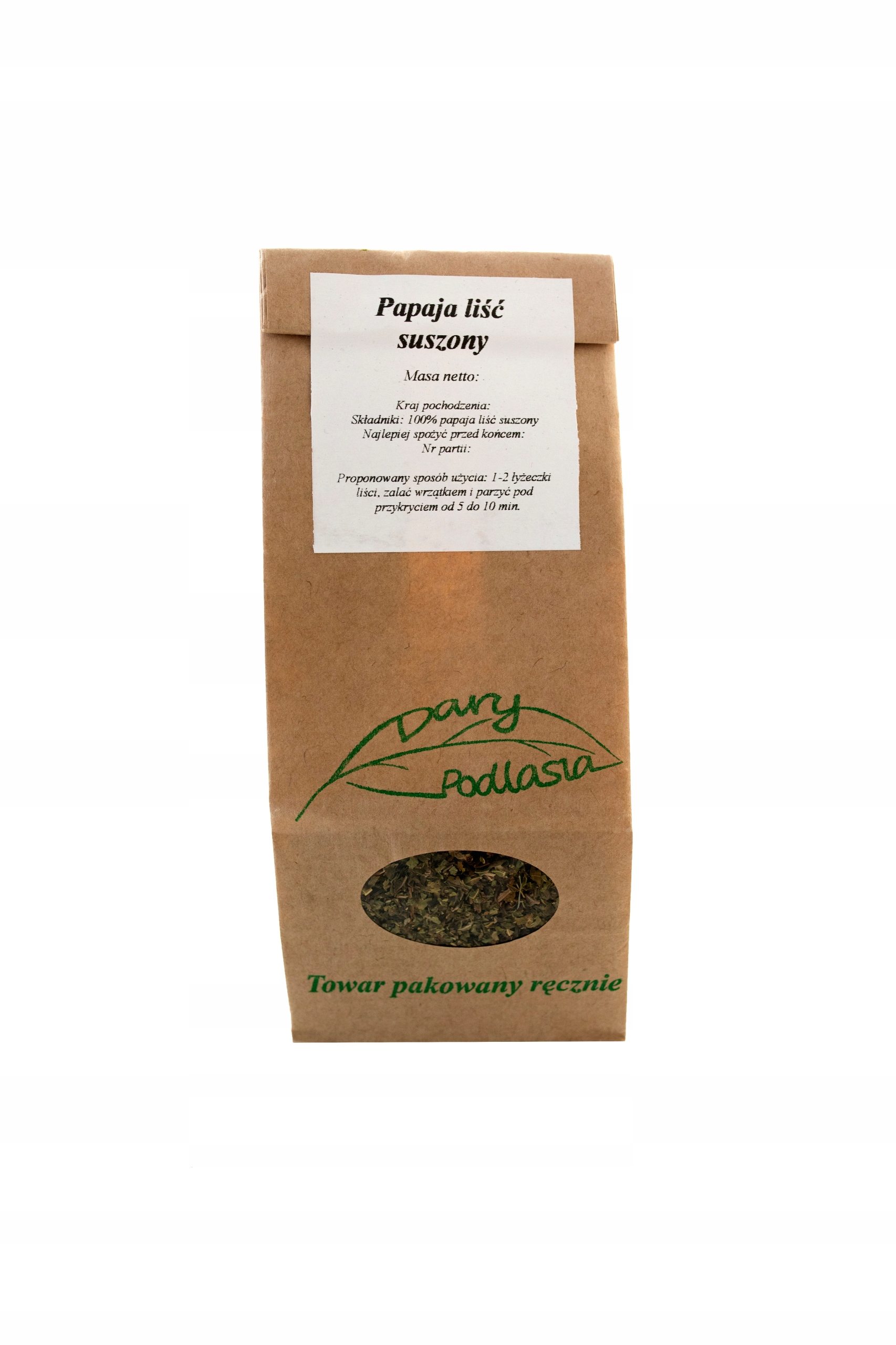 

Papaja liść papai - Zioła - 200g - Dary Podlasia