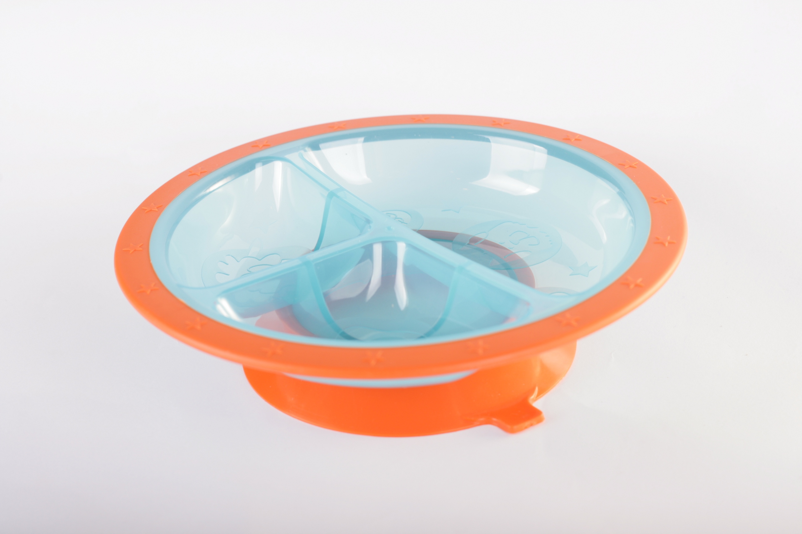 TALERZ TALERZYK TRÓJDZIELNY MISECZKA TRÓJDZIELNA Z PRZYSSAWKĄ DZIECI 33587 Marka inna marka