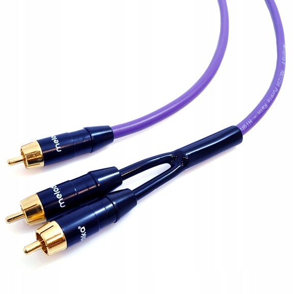 MELODIKA MDSWY20 KABEL DO SUBWOOFERA RCA - 2RCA TYPU Y 2.0M Stan opakowania oryginalne