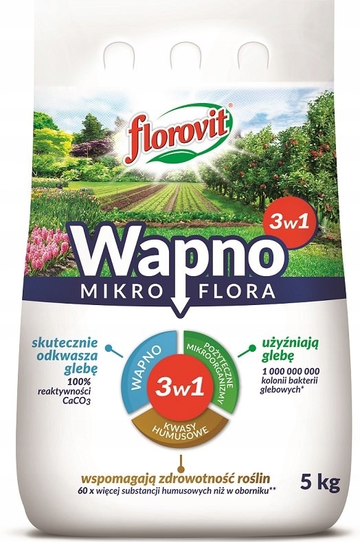 

Wapno Mikroflora 3w1 Florovit 5 kg