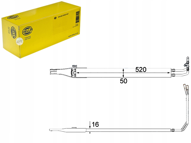 HELLA CHŁODNICA OLEJU 376701611