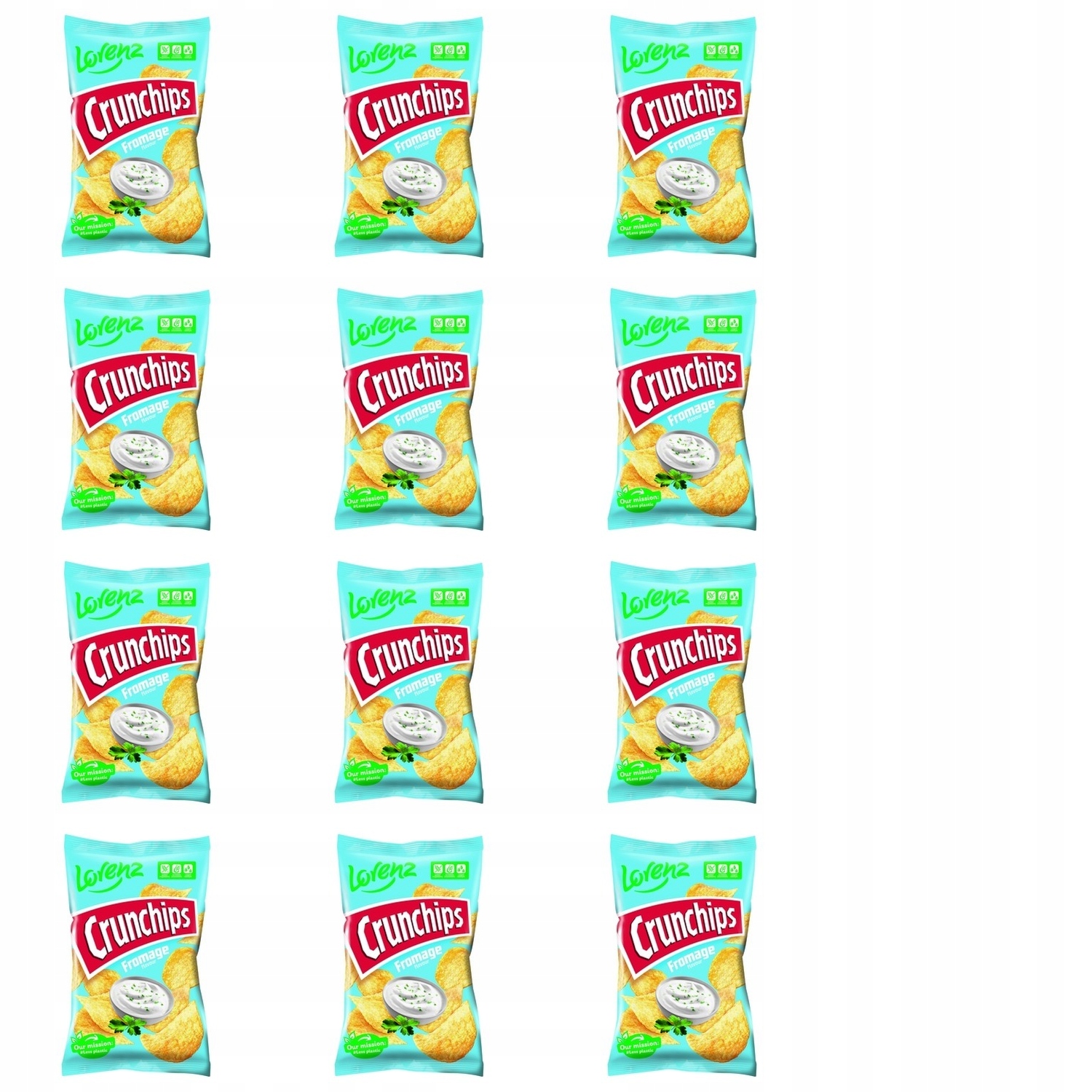 12x 130g Crunchips fromage chipsy Karton