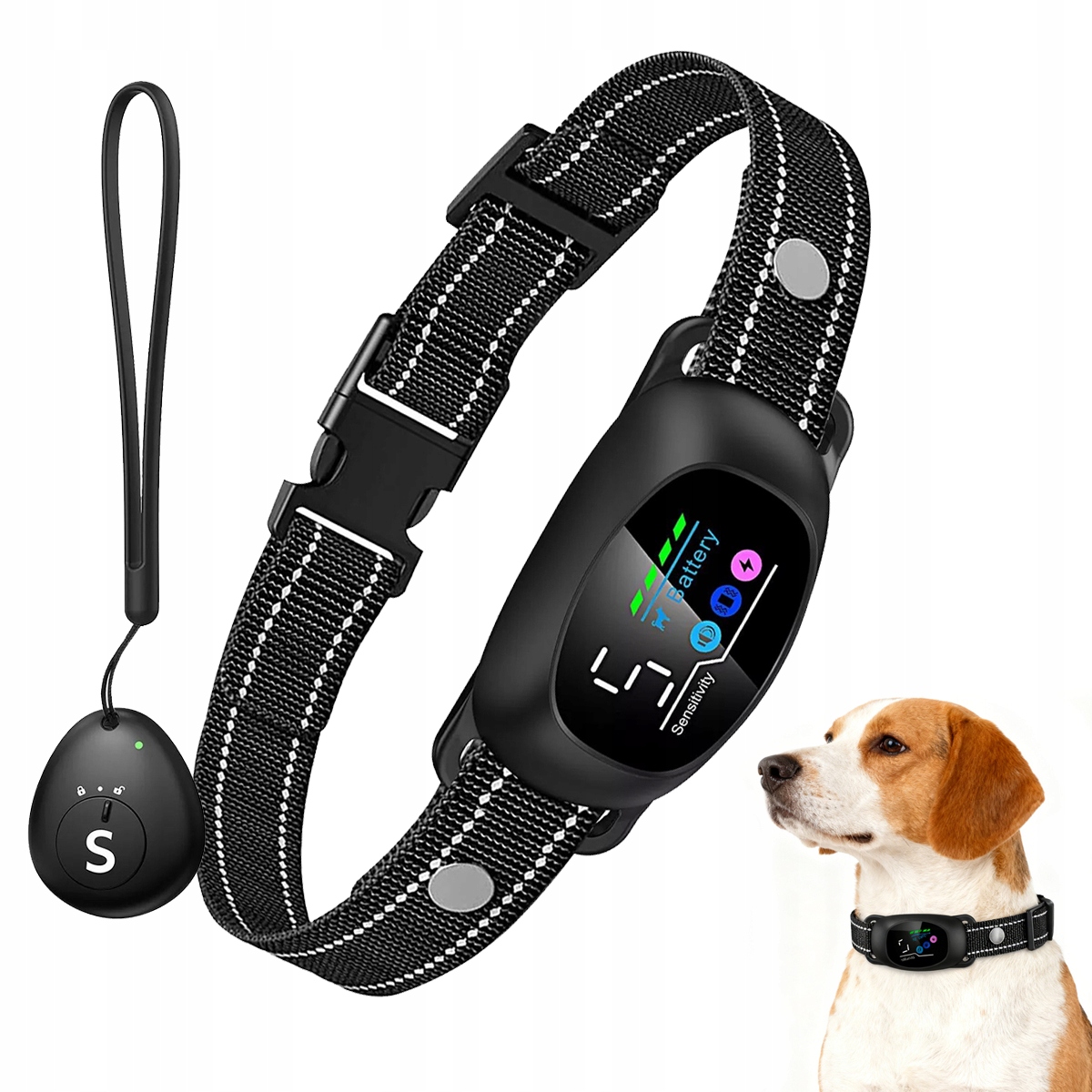 Levně Elektrický Výcvikový Obojek Pro Psa Treser Ledový Výcvikový Obojek 100 M