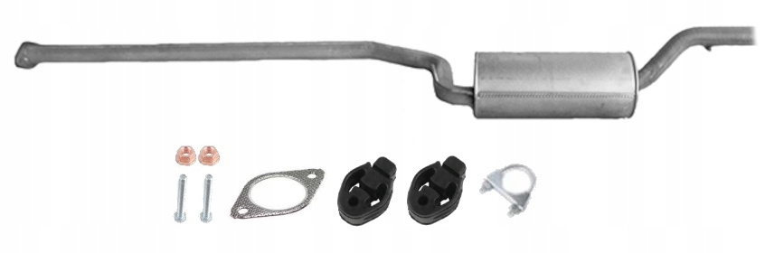 1349857 - Средний глушитель VOLVO V50 1.6 дизельный универсал 05-12R