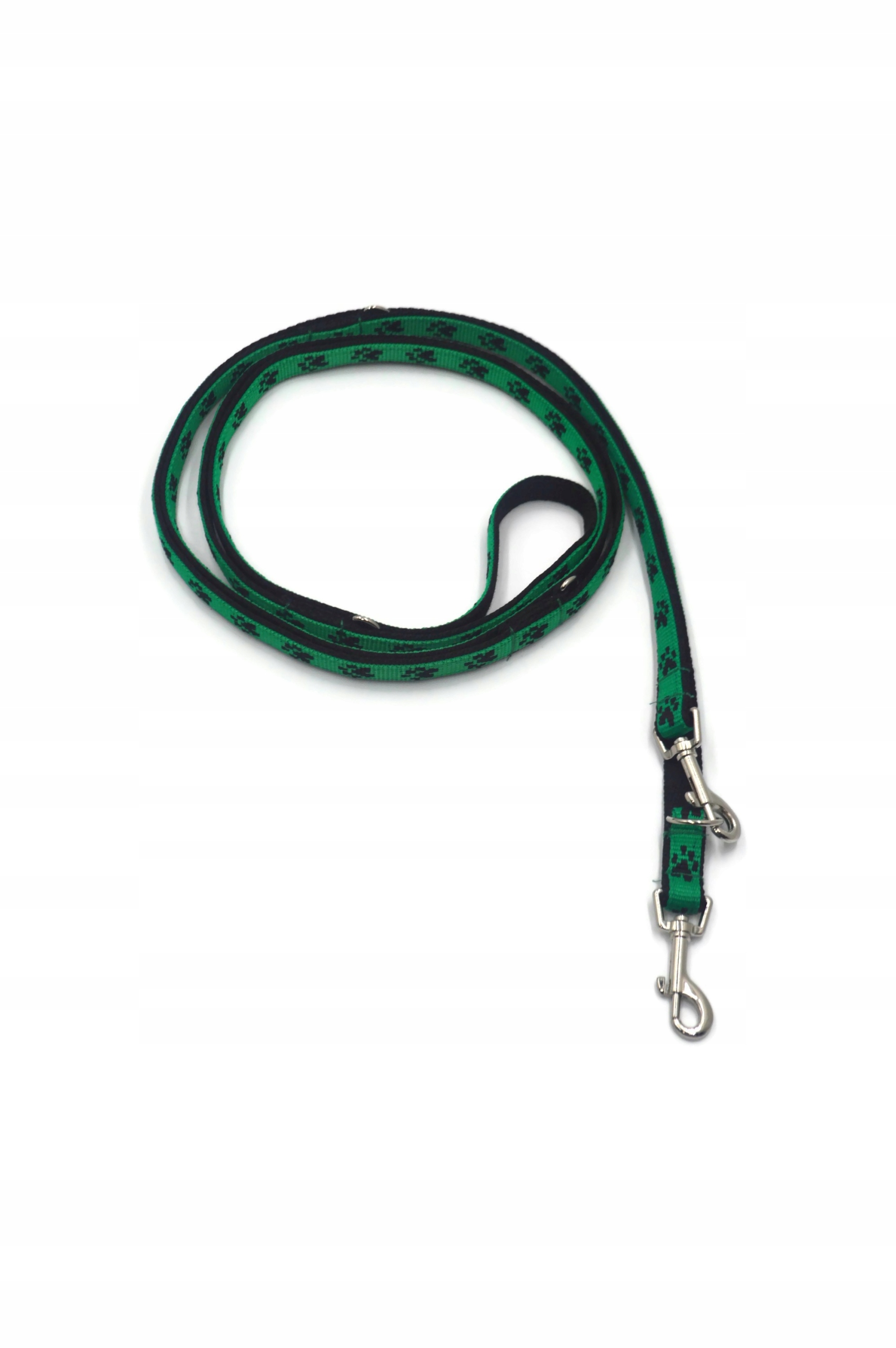 Levně A-253 Vodítko Dvojité Tlapky 20mm/330cm Barva Zelená