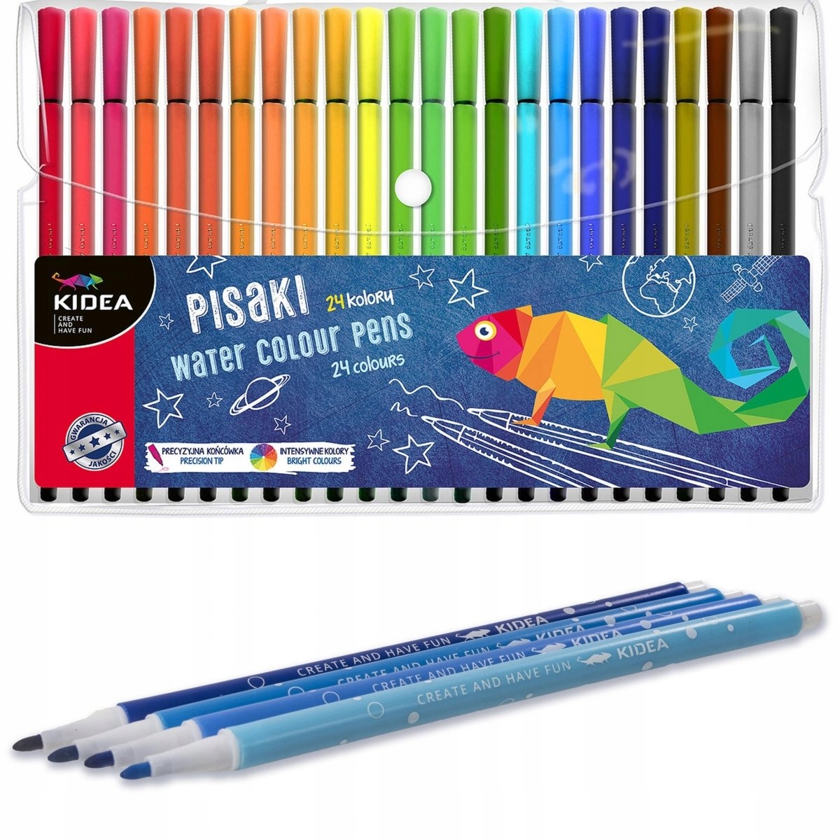 

Pisaki Flamastry Mazaki Kidea 24 w Etui