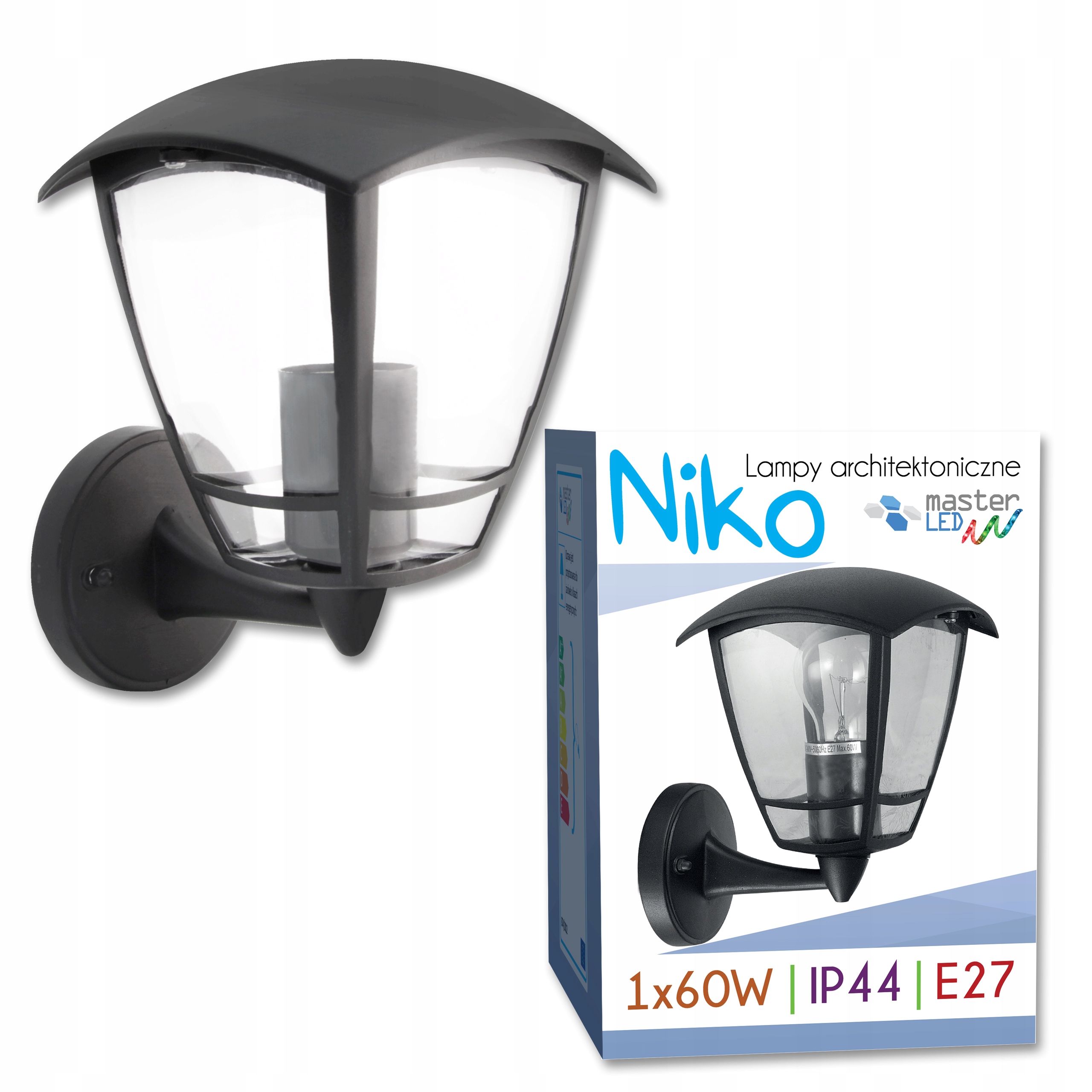 

Lampa kinkiet ogrodowy elewacyjna zewnętrzna Led