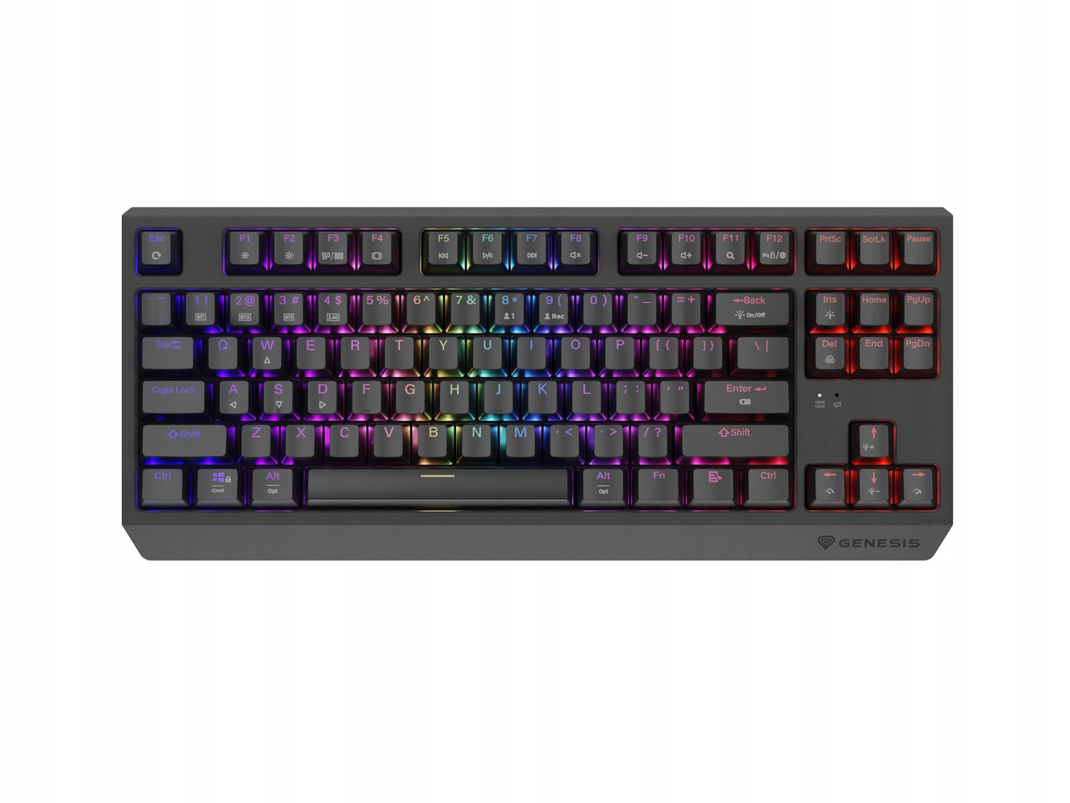 Bezdrôtová mechanická klávesnica Genesis Thor 230 Tkl Hot Swap Rgb Silent