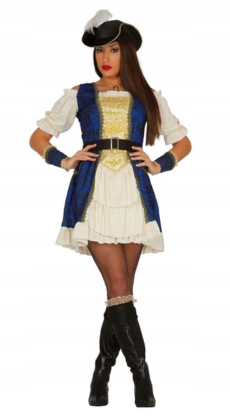 Kostým Pirátka Pirátky Pirátský Panenský Piráti S