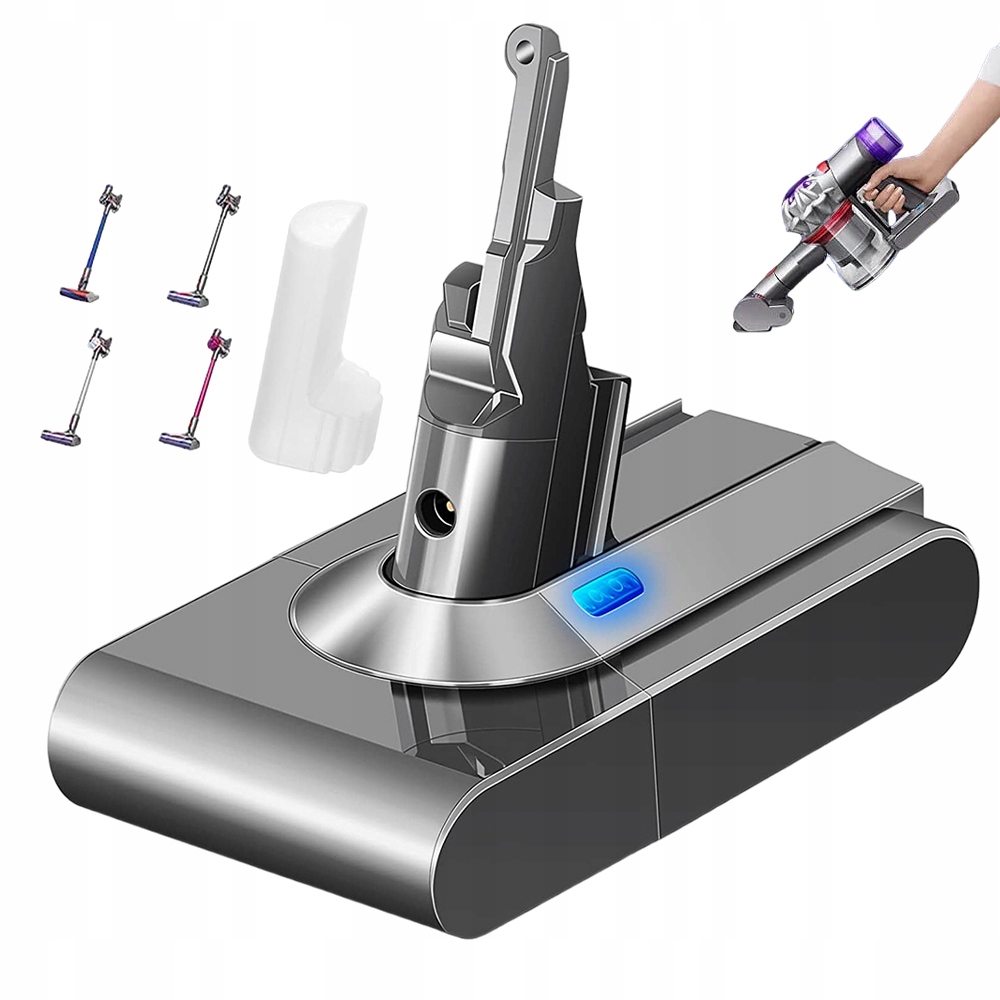 Akumulátor Pro Dyson V8 Kompatibilní S Mnoha Modely 4600 Mah