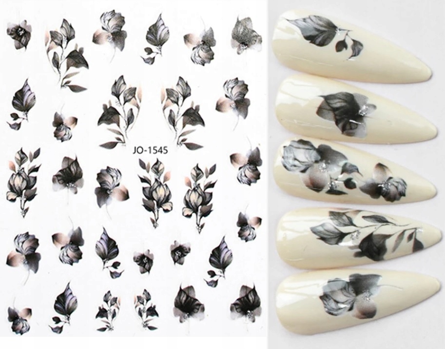 NAKLEJKI NA PAZNOKCIE SAMOPRZYLEPNE 3D