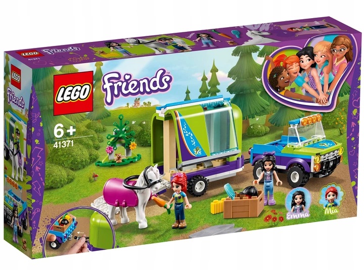 

Lego Klocki Friends 41371 Przyczepa dla konia Mii