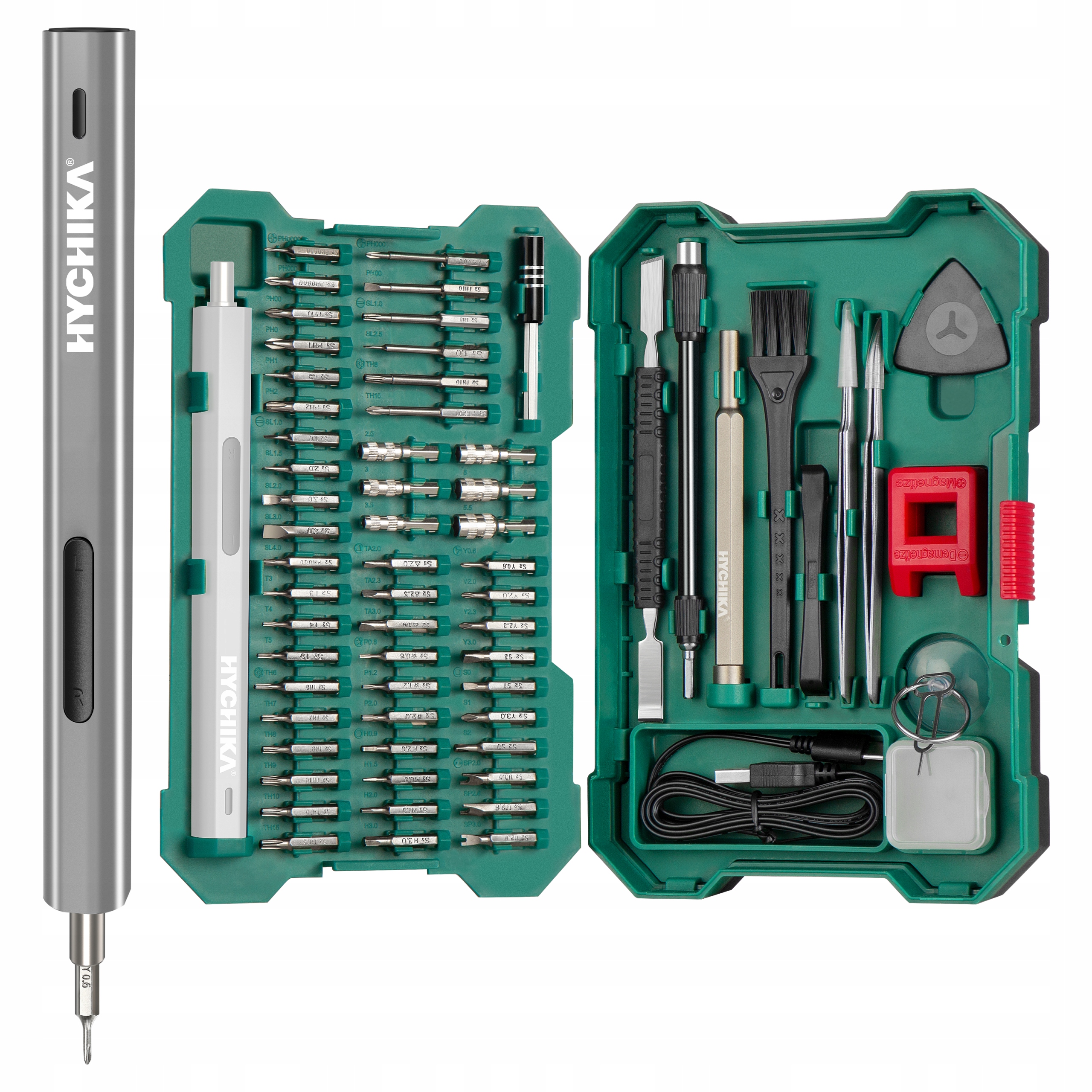 Akumulátorový šroubovák Hychika HYQ2001 3.7V 67 ks