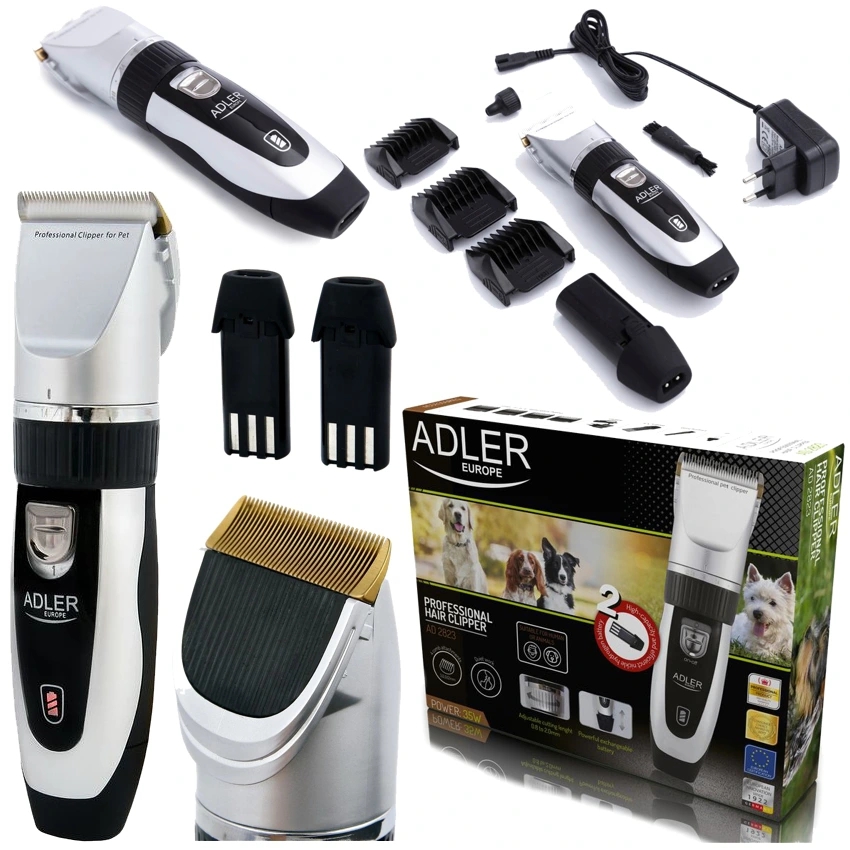 Levně Zastřihovač pro zvířata s Usb nabíjením Ad 2823 (10)