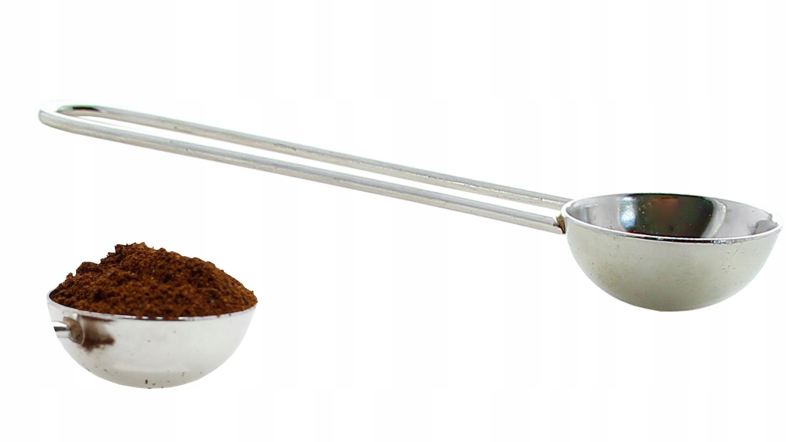 MIARKA ŁYŻKA ŁYŻECZKA DOZOWNIK DO KAWY STALOWA