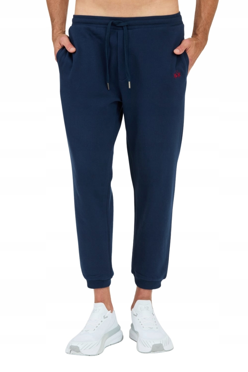 La Martina Tmavě modré tepláky, velikost M