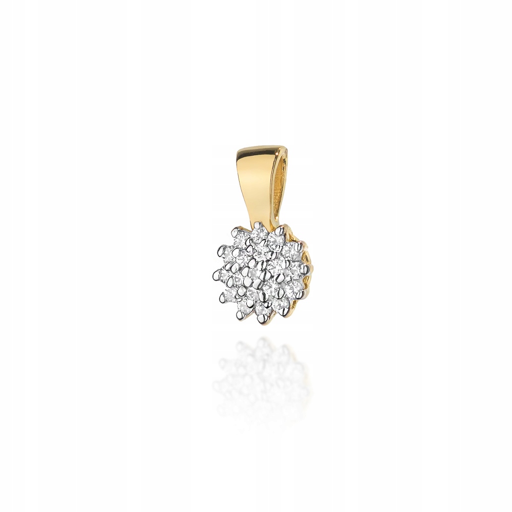 

Złota Zawieszka Klasyczna 585 Brylant 0,10 ct