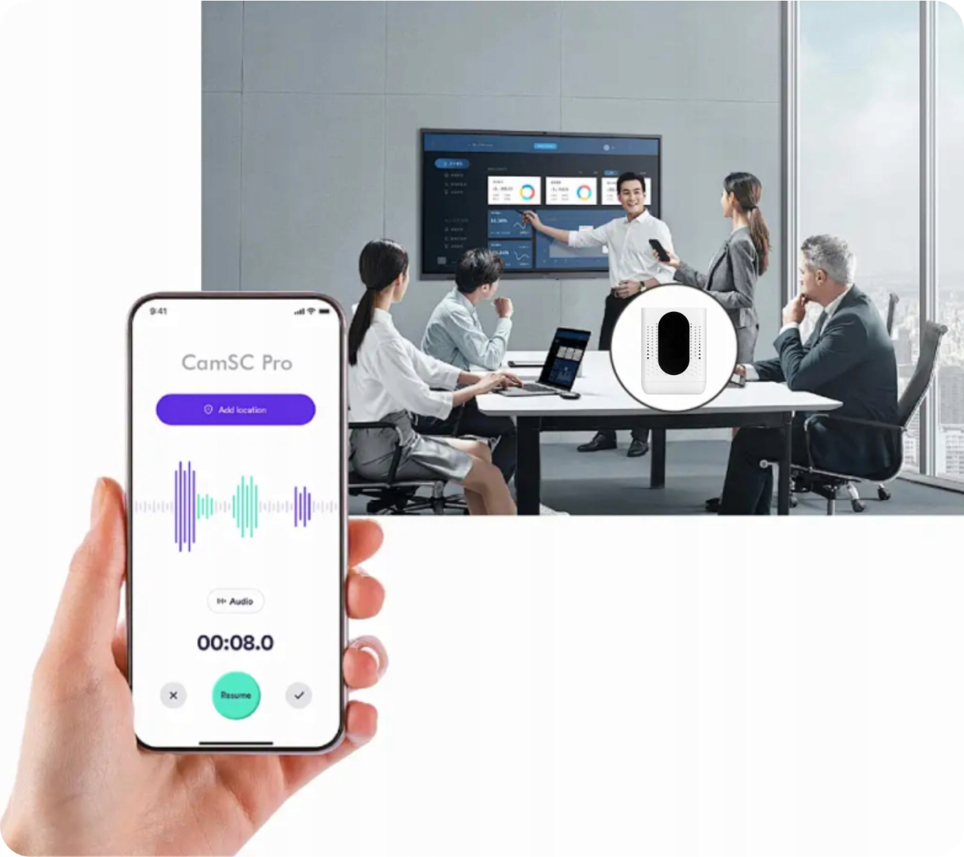 DYKTAFON SZPIEGOWSKI WIFI PODSŁUCH APLIKACJA ZDALNY PODSŁUCH MINI MAŁY Stan opakowania oryginalne