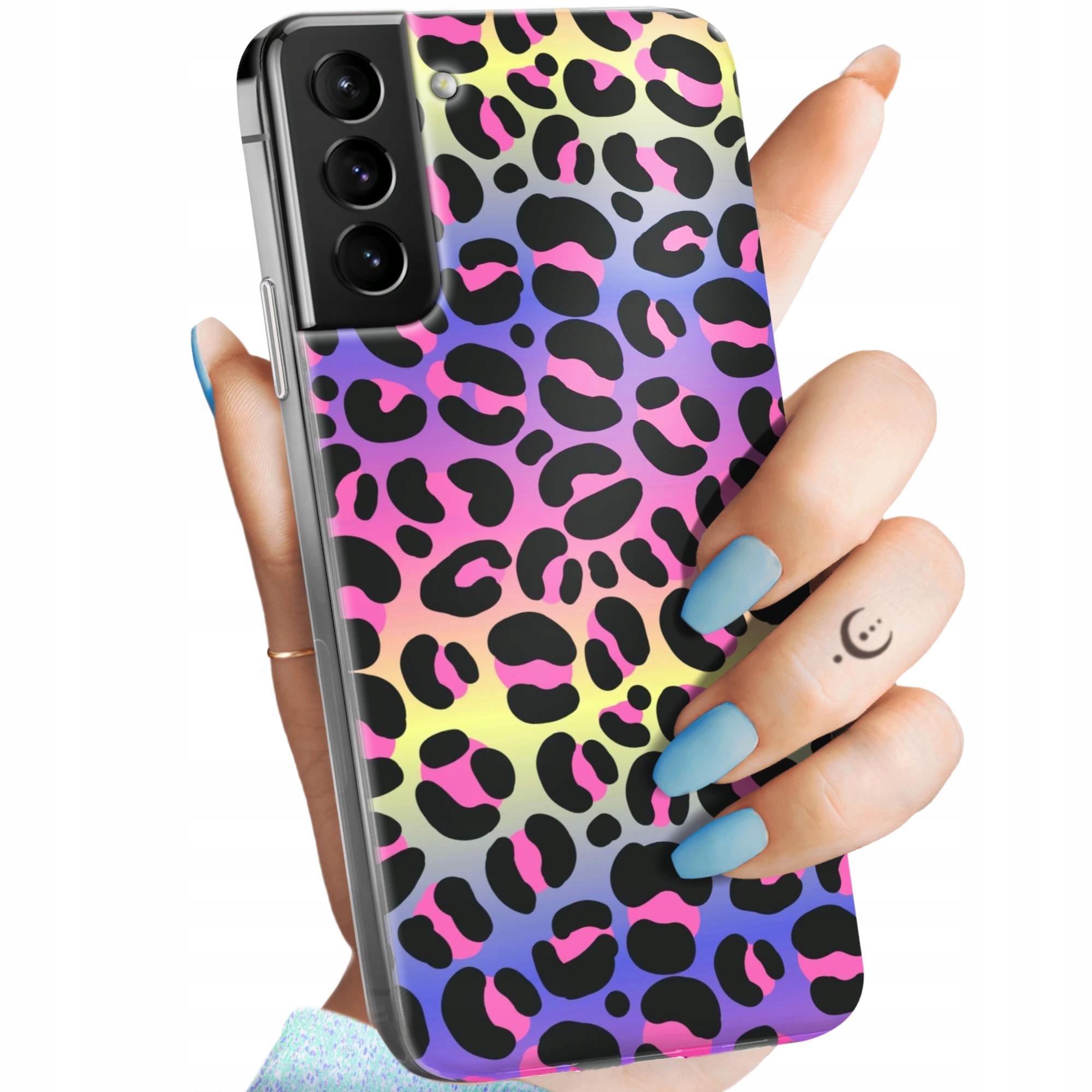 Etui Do Samsung Galaxy S21 Ultra 5G Kolorowe Barwy Tęcza Obudowa Case