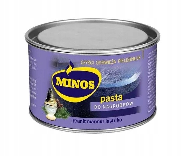 

Minos pasta czyszcząca do nagrobków granitu 240g