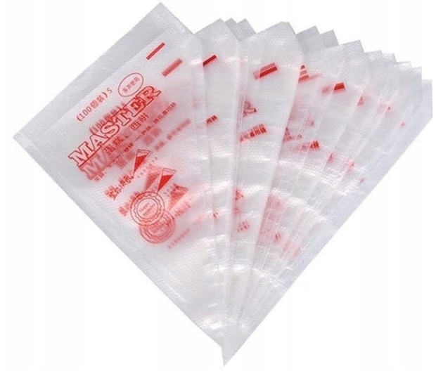 M Rękaw worki do dekoracji tortów 100 szt dekorator kremu lukru ciasta